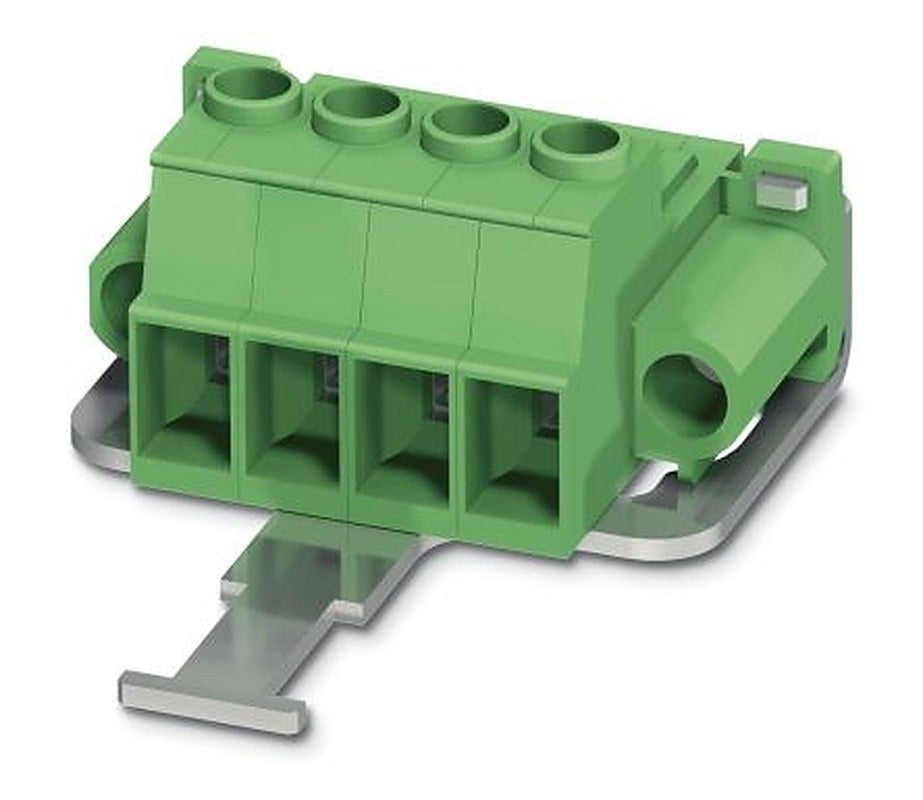 Phoenix Contact IPC 5/4-STF-SH-7.62 Series Pluggable Terminal Block, 4-Contact, 7.62 mm Pitch, 1 Row, 1709380