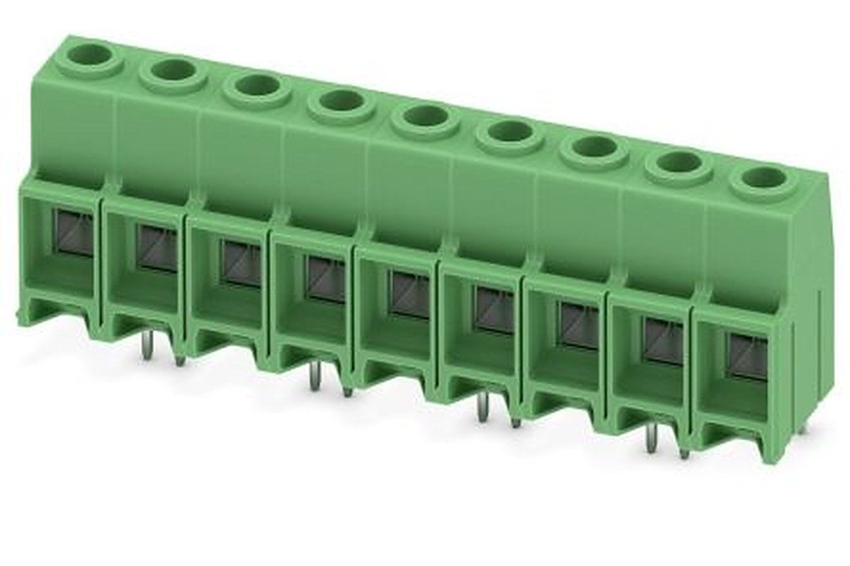 Phoenix Contact MKDS 10 HV/ 9-ZB-10.16 Series PCB Terminal Block, 9 Contact(s), 10.16 mm Pitch, 1 Row