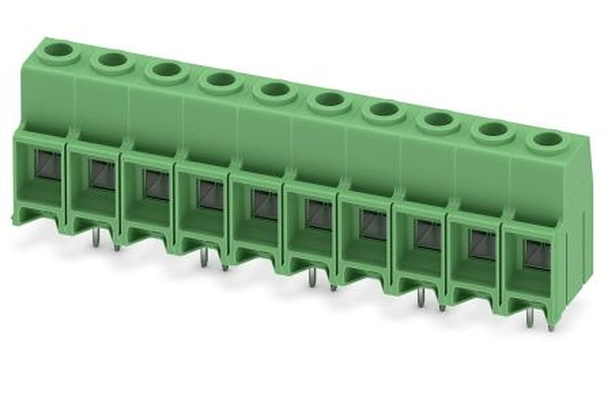 Phoenix Contact MKDS 10 HV/10-ZB-10.16 Series PCB Terminal Block, 10 Contact(s), 10.16 mm Pitch, 1 Row