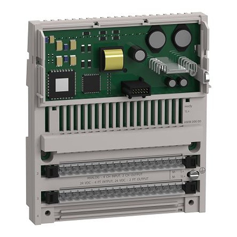 Schneider Electric 170AM Series PLCs-Programmable Logic Controller, Discrete, Analogue Output, 8-Input, Analogue Input