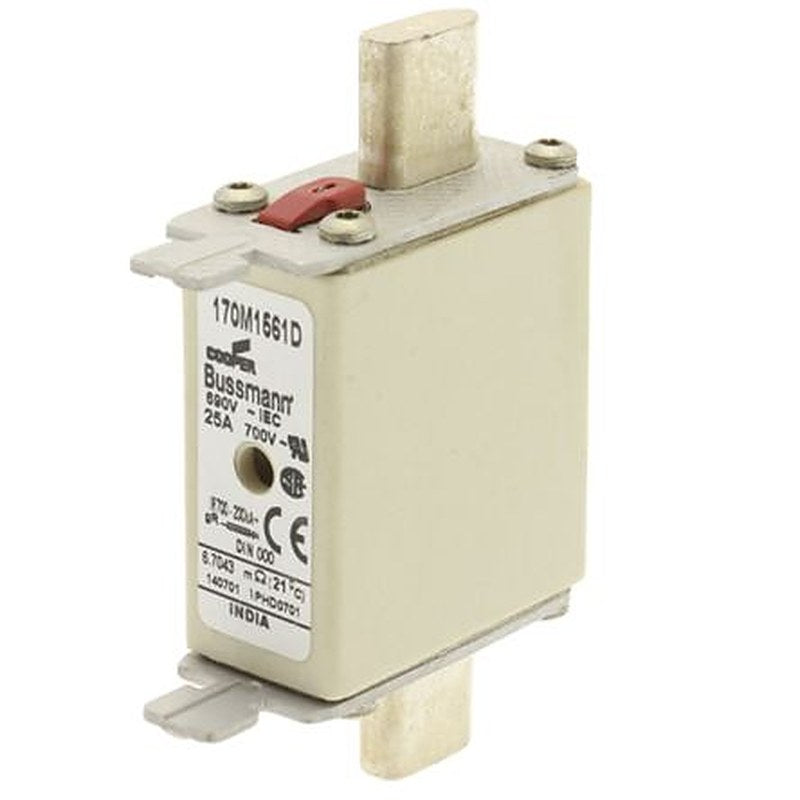 Eaton 25A Centred Tag Fuse NH000 690V ac