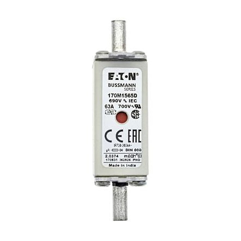 Eaton 63A Centred Tag Fuse NH000 690V