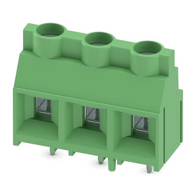 Phoenix Contact MKDSV 5 Series PCB Terminal Block, 3-Contact, 9.52 mm Pitch, Wave Soldering Mount, 1 Row