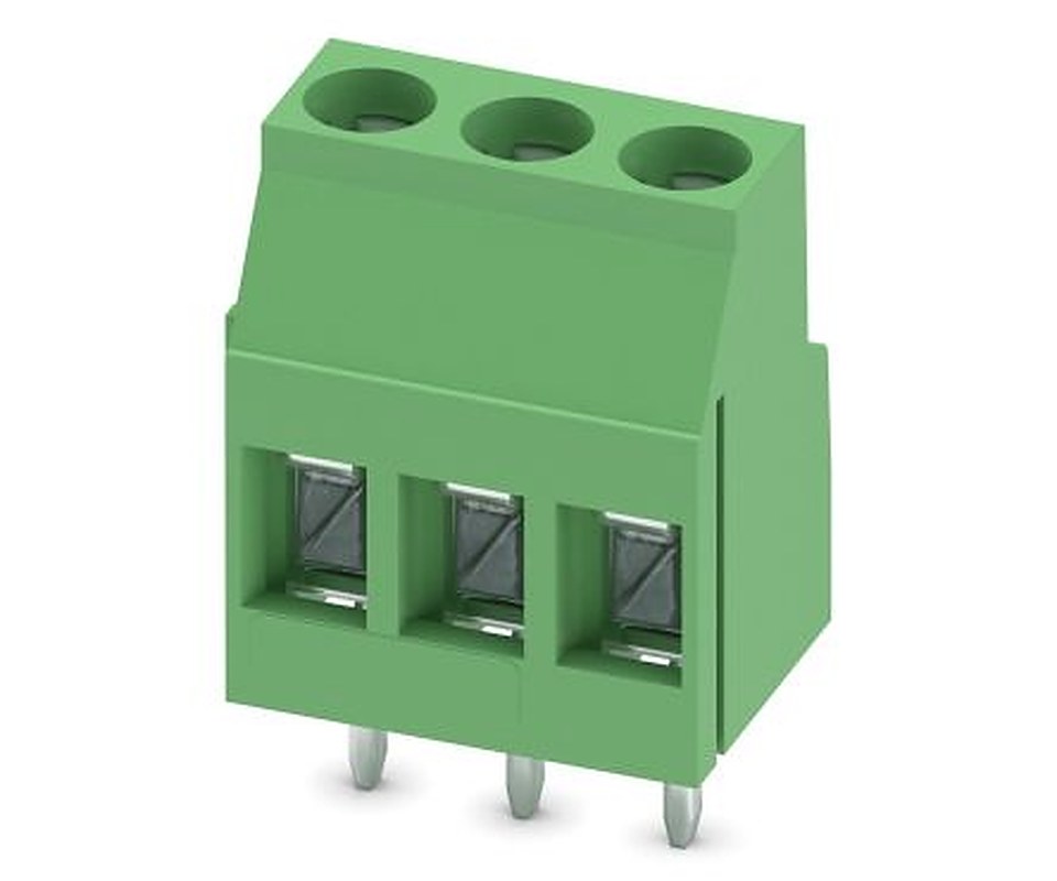 Phoenix Contact MKDS 3/3 Series Straight PCB Terminal Block, 3 Contact(s), 5 mm Pitch, 1 Row