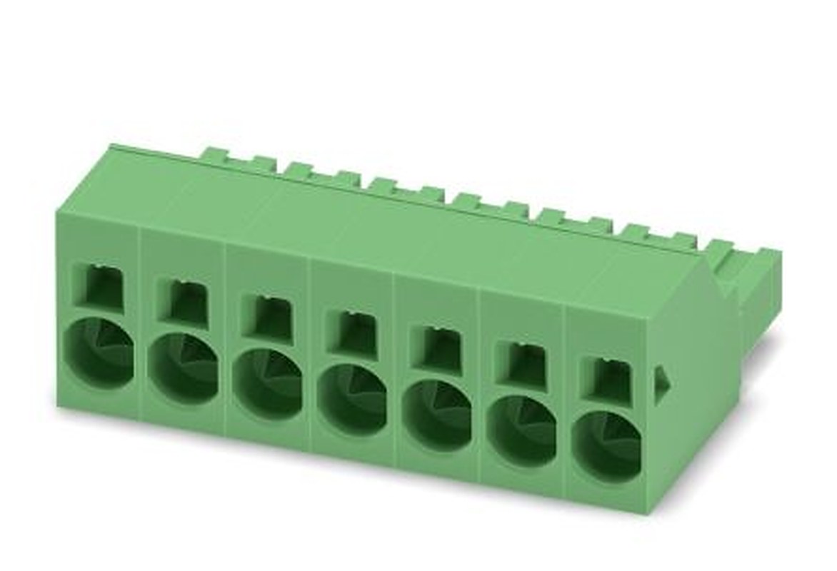 Phoenix Contact SPC 16/7-ST-10.16 Series Pluggable Terminal Block, 7-Contact, 10.16 mm Pitch, 1 Row, 1711310