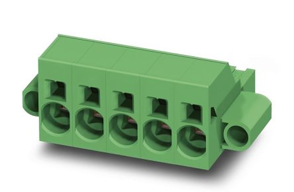 Phoenix Contact SPC 16/6-STF-10.16 Series Pluggable Terminal Block, 6-Contact, 10.16 mm Pitch, 1 Row, 1711417