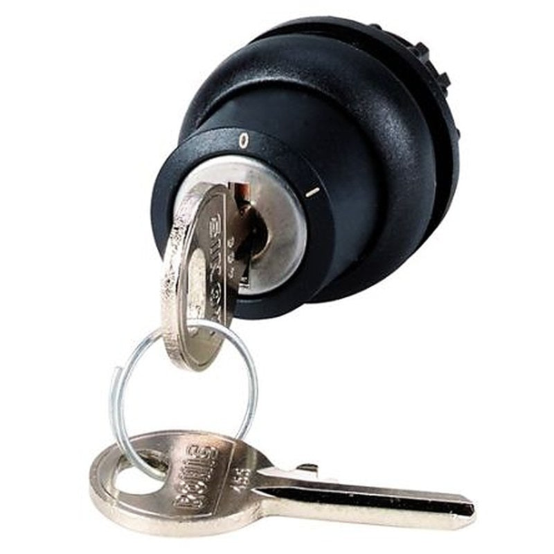 Eaton M22 2-position Key Switch Head, 22.5 mm Cutout