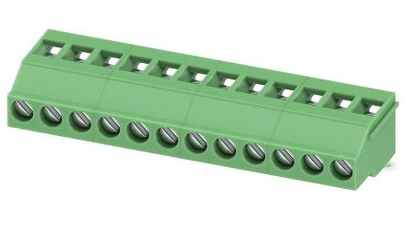 Phoenix Contact MKDSF 3/12 Series PCB Terminal Block, 12-Contact, 5 mm Pitch, 1 Row, 1712122