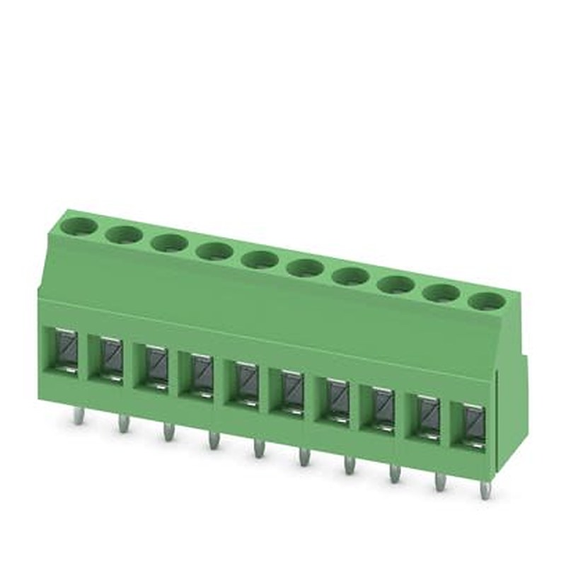 Phoenix Contact MKDS 3 Series PCB Terminal Block, 10-Contact, 5 mm Pitch, 1 Row, 1712601