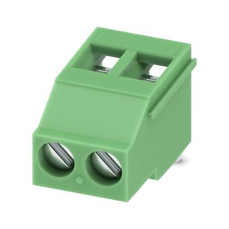 Phoenix Contact MKDSF 3 Series PCB Terminal Block, 2-Contact, 5.08 mm Pitch, Wave Soldering Mount, 1 Row