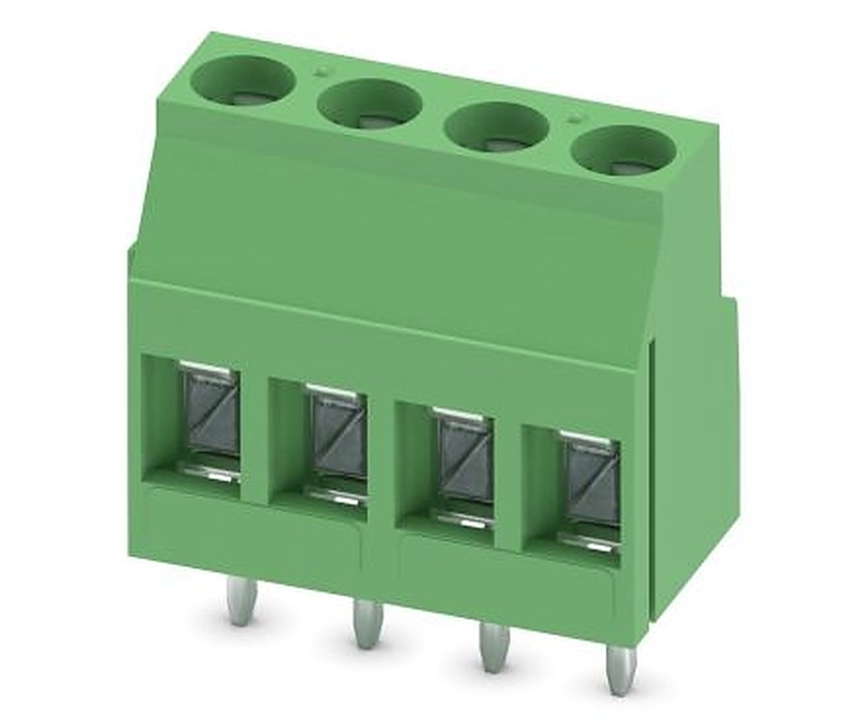 Phoenix Contact MKDS 3/4-5.08 Series Straight PCB Terminal Block, 4 Contact(s), 5.08 mm Pitch, 1 Row