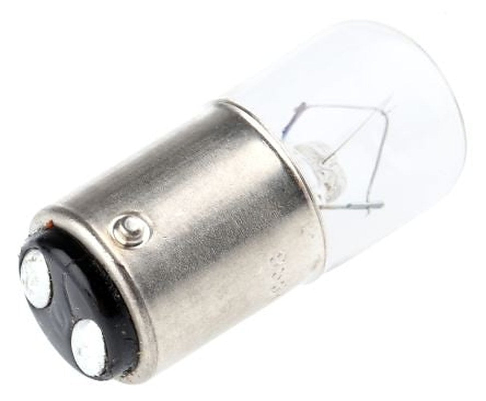 Eaton BA15D Incandescent Bulb, Clear, 24V, 0mA, 3000 h
