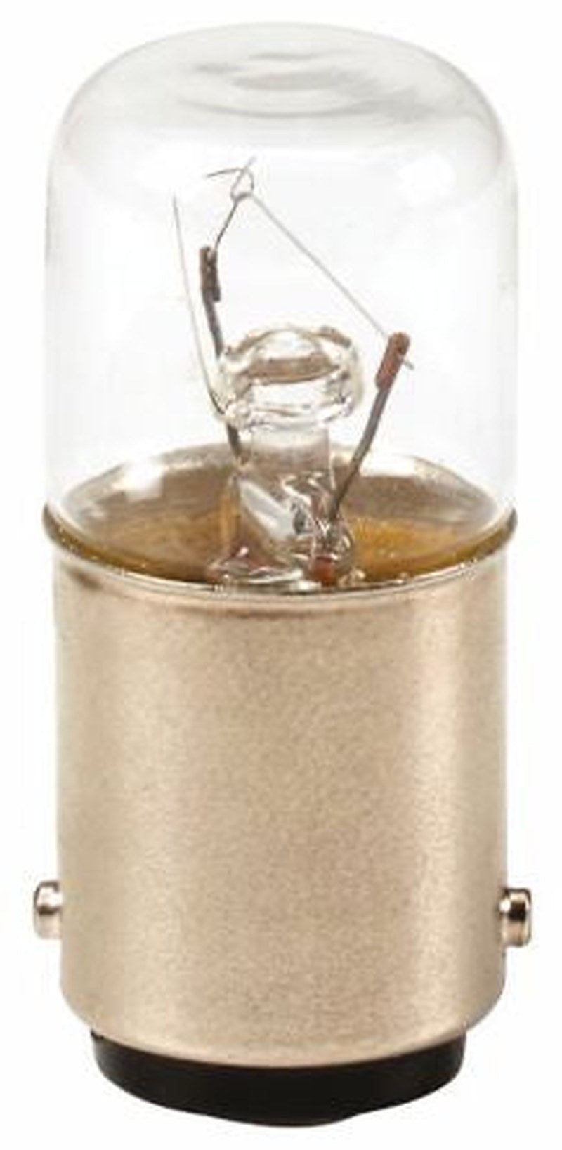 Eaton BA15D Incandescent Bulb, Clear, 120V, 0mA, 3000 h