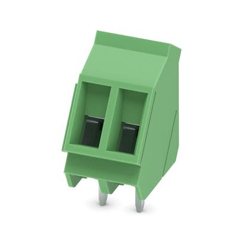 Phoenix Contact SMKDS 3 Series PCB Terminal Block, 2-Contact, 5 mm Pitch, Wave Soldering Mount, 1 Row