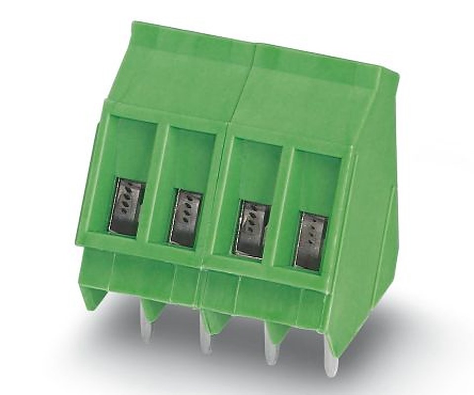 Phoenix Contact SMKDS 3/4-5.08 Series PCB Terminal Block, 4-Contact, 5.08 mm Pitch, 1 Row, 1713040