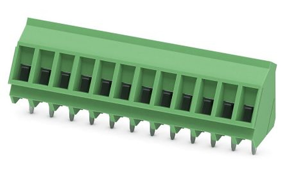 Phoenix Contact SMKDS 3/12 Series PCB Terminal Block, 12-Contact, 5 mm Pitch, 1 Row, 1713105