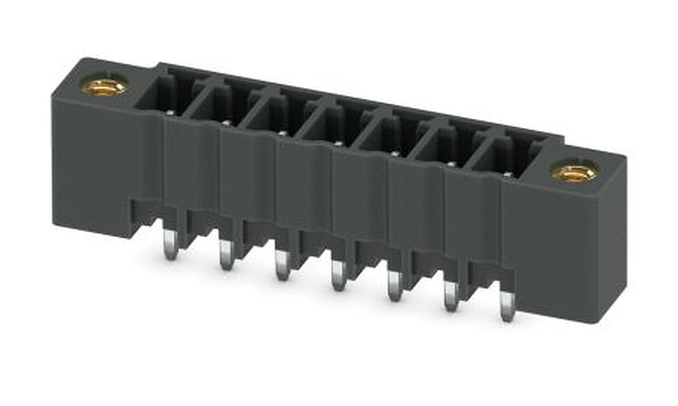 Phoenix Contact MCV 1.5/ 7-GF-3.81 P26 THRR56 Series Pluggable Terminal Block, 7-Contact, 3.81 mm Pitch, 1 Row, 1713392