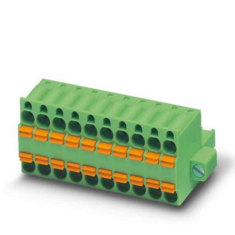 Phoenix Contact TFKC 2 Series PCB Connector, 8-Contact, 5.08 mm Pitch, Screw, 1 Row Push-in Spring