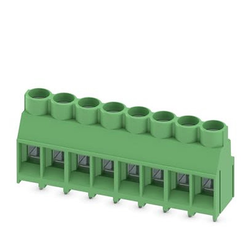 Phoenix Contact MKDS 5 Series PCB Terminal Block, 8-Contact, 6.35 mm Pitch, Wave Soldering Mount, 1 Row