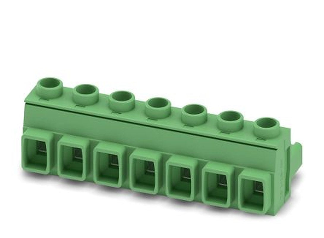 Phoenix Contact GMSTB 2.5 HCV/7-ST-7.62 Series Pluggable Terminal Block, 7-Contact, 7.62 mm Pitch, 1 Row, 1714320