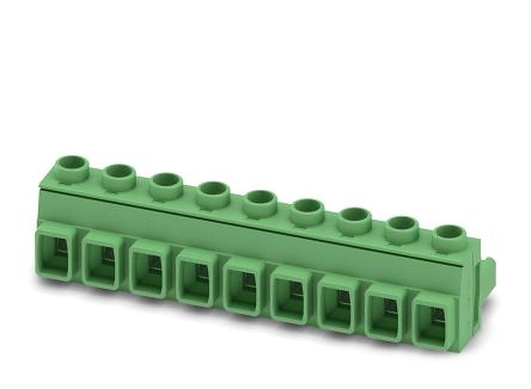 Phoenix Contact GMSTB 2.5 HCV/9-ST-7.62 Series Pluggable Terminal Block, 9-Contact, 7.62 mm Pitch, 1 Row, 1714346
