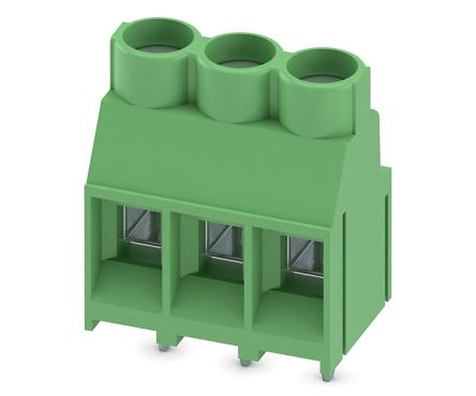 Phoenix Contact MKDS 5/3-6.35 Series Straight PCB Terminal Block, 3 Contact(s), 6.35 mm Pitch, 1 Row