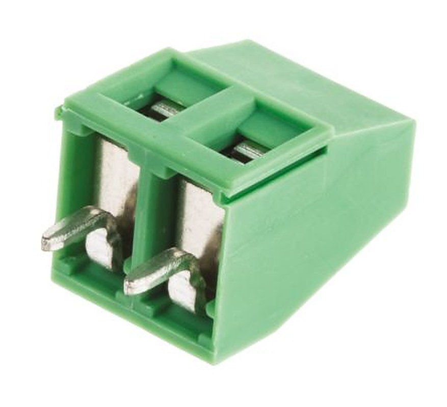 Phoenix Contact MKDS 1.5/2-5.08 Series Straight PCB Terminal Block, 2 Contact(s), 5.08 mm Pitch, 1 Row