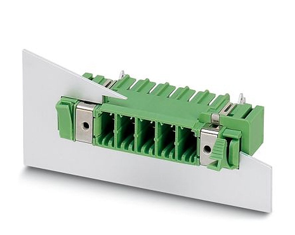 Phoenix Contact DFK-PC 5/ 3-GF-SH-7.62 Series Pluggable Terminal Block, 3-Contact, 7.62 mm Pitch, 1 Row, 1716072