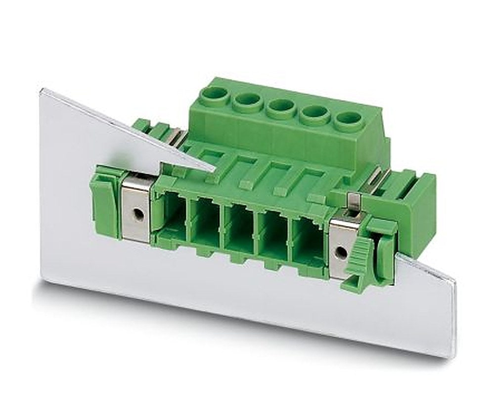 Phoenix Contact DFK-PC 5/-STF Series Pluggable Terminal Block, 2-Contact, 7.62 mm Pitch, 1 Row, 1716616