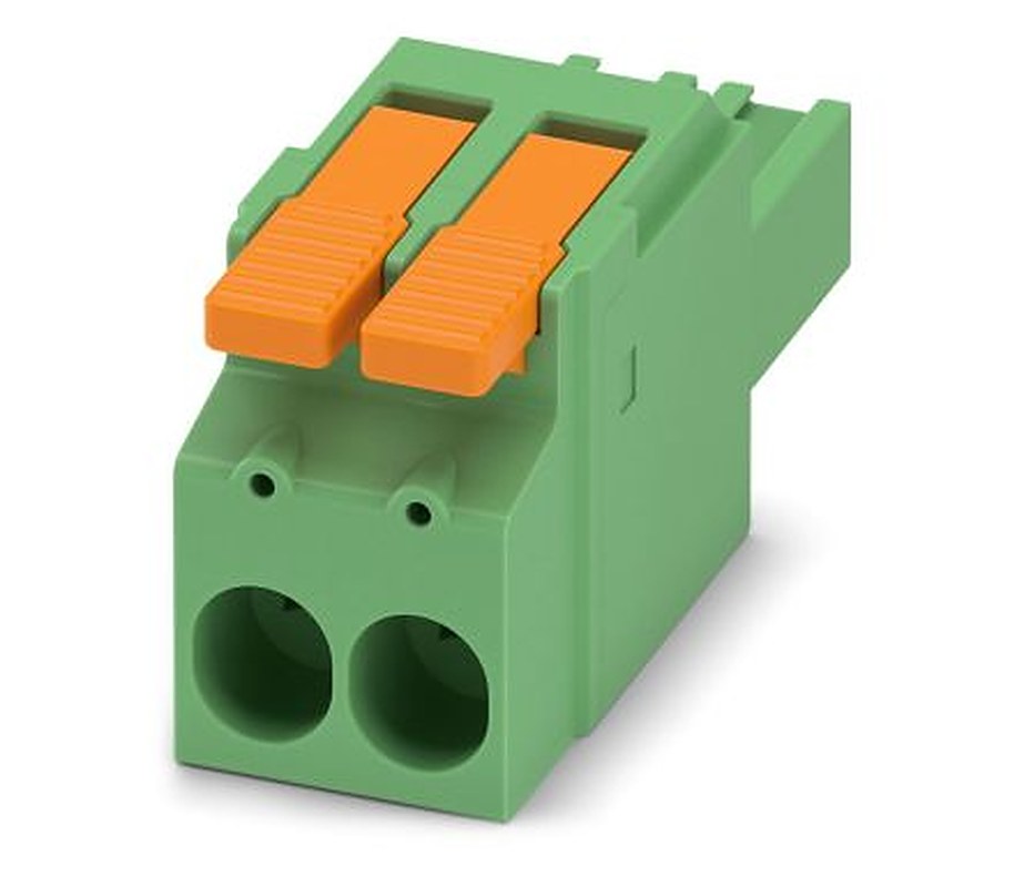 Phoenix Contact LPC 6/2-ST-7.62 Series Pluggable Terminal Block, 2-Contact, 7.62 mm Pitch, 1 Row