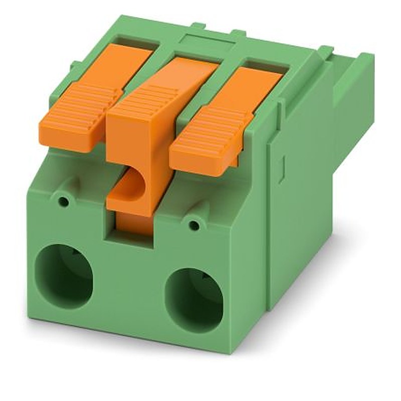 Phoenix Contact LPC 6 Series Pluggable Terminal Block, 2-Contact, 7.62 mm Pitch, 1 Row, 1716930