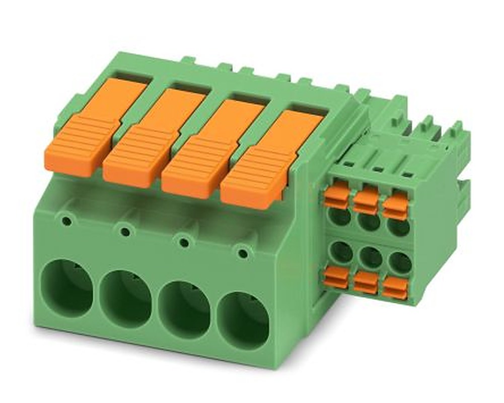Phoenix Contact LPCH 6 Series Pluggable Terminal Block, 10-Contact, 7.62 mm Pitch, 1 Row, 1716956