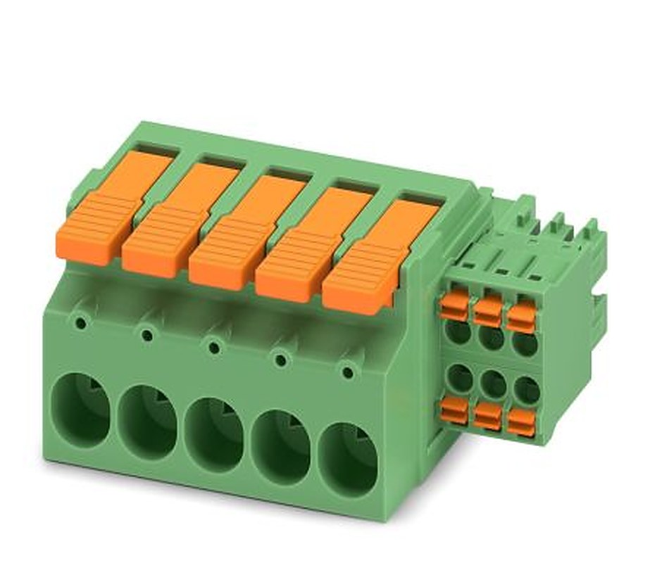 Phoenix Contact LPCH 6 Series Pluggable Terminal Block, 11-Contact, 7.62 mm Pitch, 1 Row, 1716958