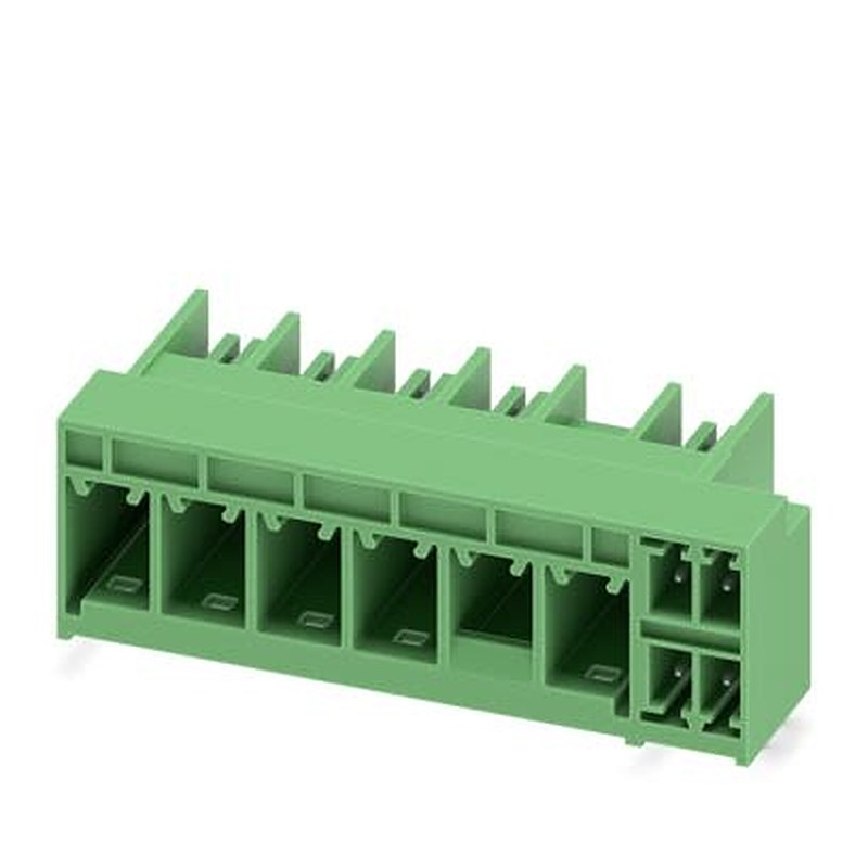 Phoenix Contact PCH Series Wave Soldering Mount PCB Header, 9 Contact(s), 7.62 mm Pitch, 1 Row, Shrouded