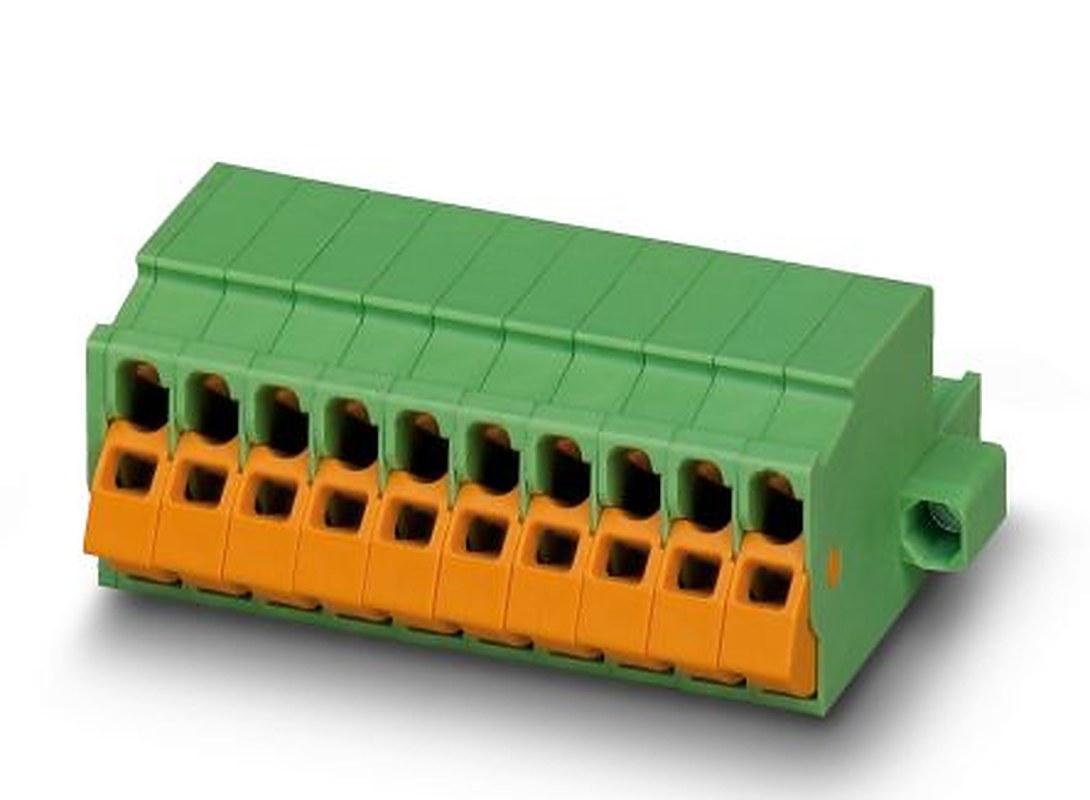 Phoenix Contact QC 1.5/13-STF Series Pluggable Terminal Block, 13-Contact, 5 mm Pitch, 1 Row, 1718229