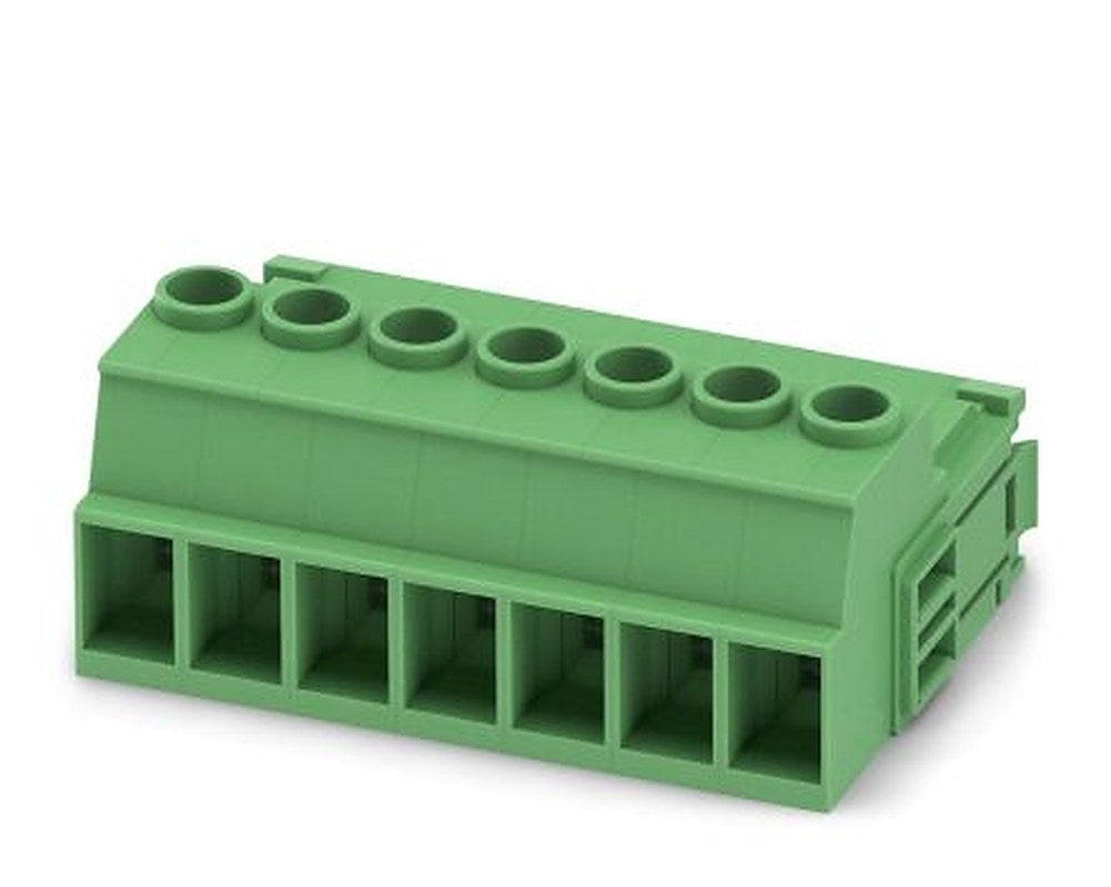 Phoenix Contact IPC 5/7-STGCL-7.62 Series Pluggable Terminal Block, 7-Contact, 7.62 mm Pitch, 1 Row, 1718313