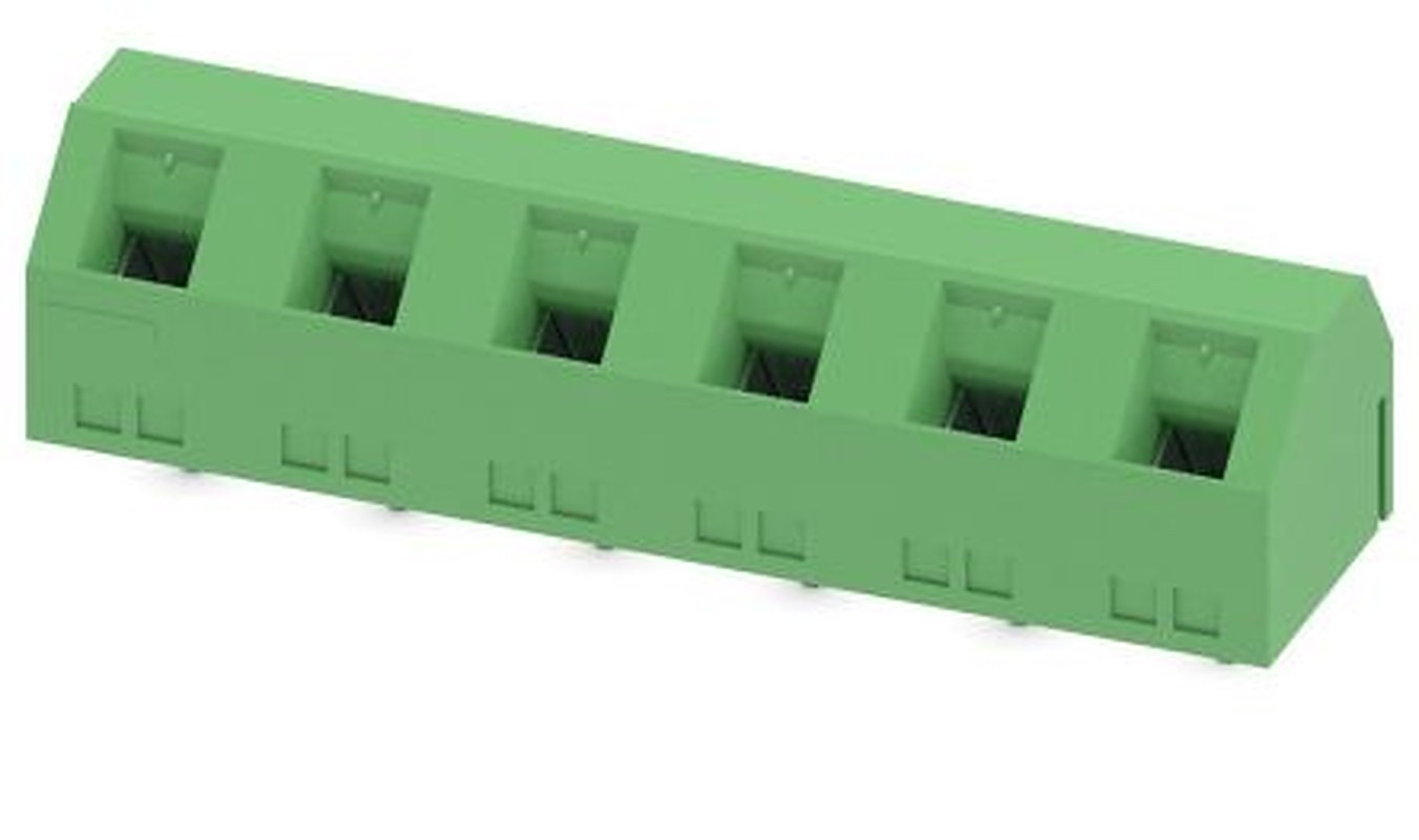 Phoenix Contact GSMKDSN 1.5/6-7.62 Series PCB Terminal Block, 6-Contact, 7.62 mm Pitch, 1 Row, 1718647