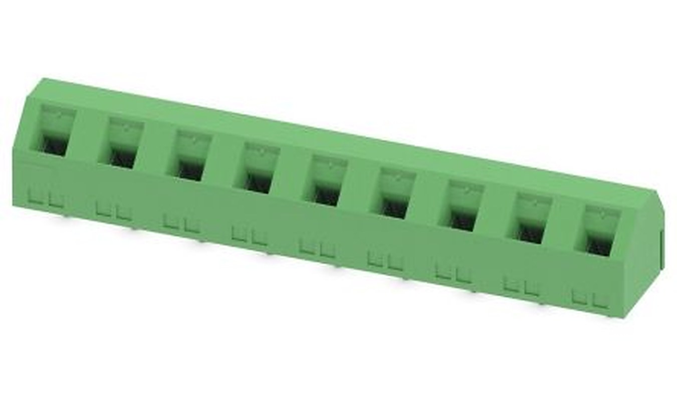 Phoenix Contact GSMKDSN 1.5/9-7.62 Series PCB Terminal Block, 9-Contact, 7.62 mm Pitch, 1 Row, 1718676