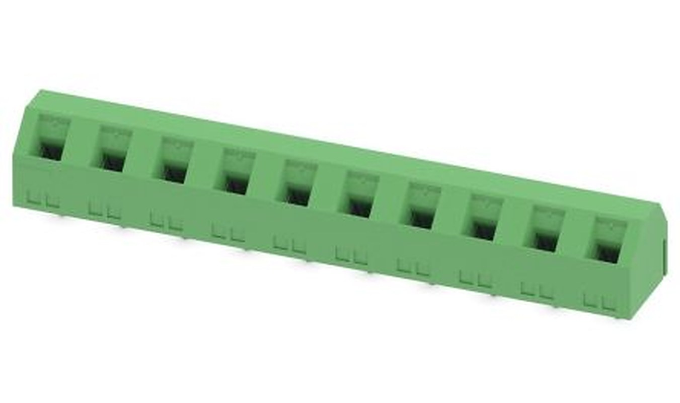 Phoenix Contact GSMKDSN 1.5/10-7.62 Series PCB Terminal Block, 10-Contact, 7.62 mm Pitch, 1 Row, 1718689