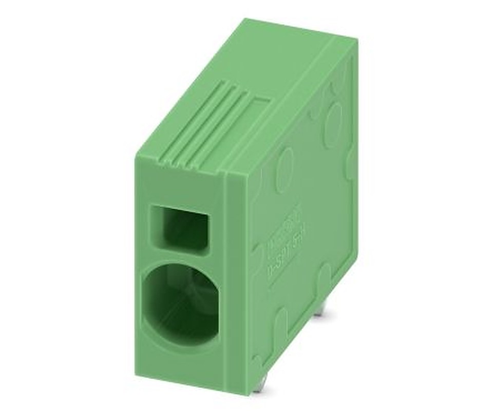Phoenix Contact SPT 5/1-H-7.5 Series Straight PCB Terminal Block, 1 Contact(s), 7.5 mm Pitch, 1 Row
