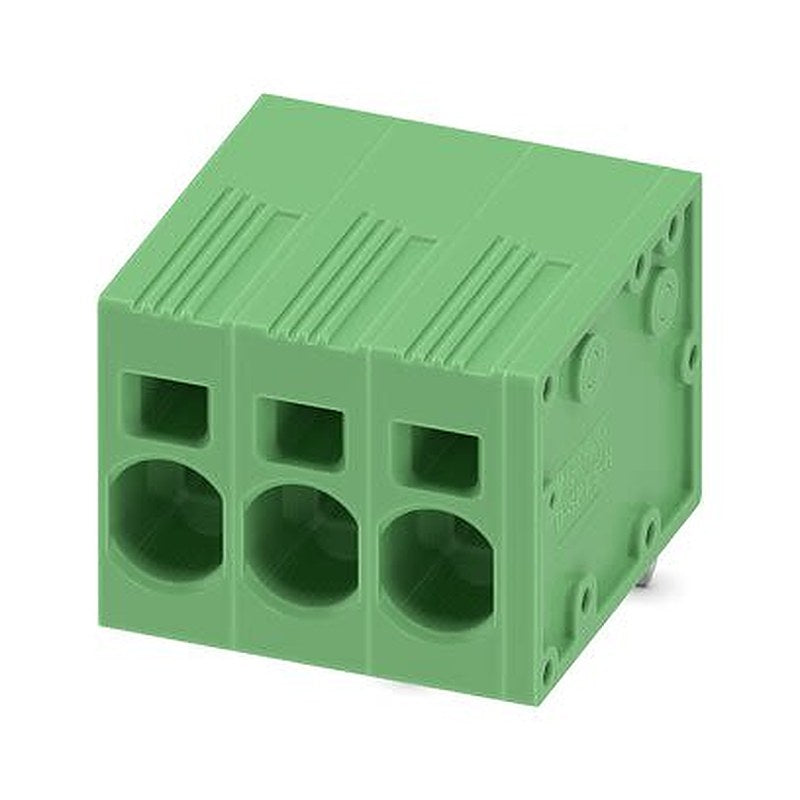 Phoenix Contact 5-ZB, SPT 5/3-H-7 Series PCB Terminal Block, 3-Contact, 7.5 mm Pitch, Wave Soldering Mount, 1 Row