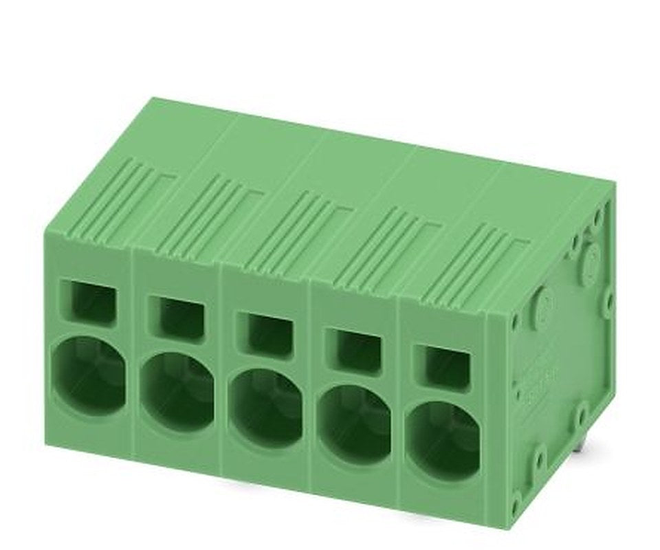 Phoenix Contact SPT 5/5-H-7.5-ZB Series Straight PCB Terminal Block, 5 Contact(s), 7.5 mm Pitch, 1 Row