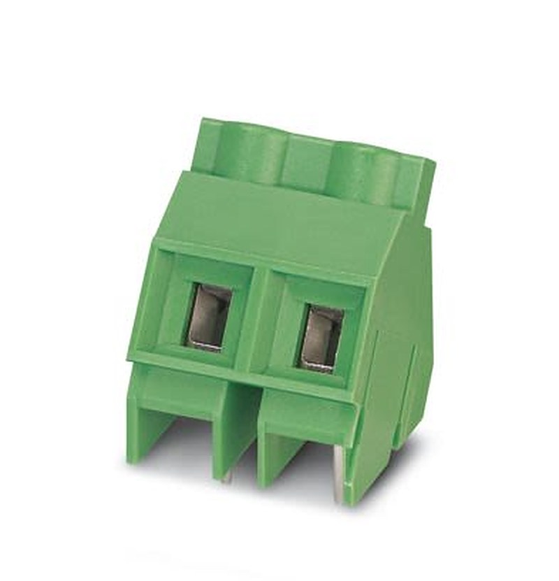 Phoenix Contact SMKDS 5 Series PCB Terminal Block, 2-Contact, 9.52 mm Pitch, Wave Soldering Mount, 1 Row