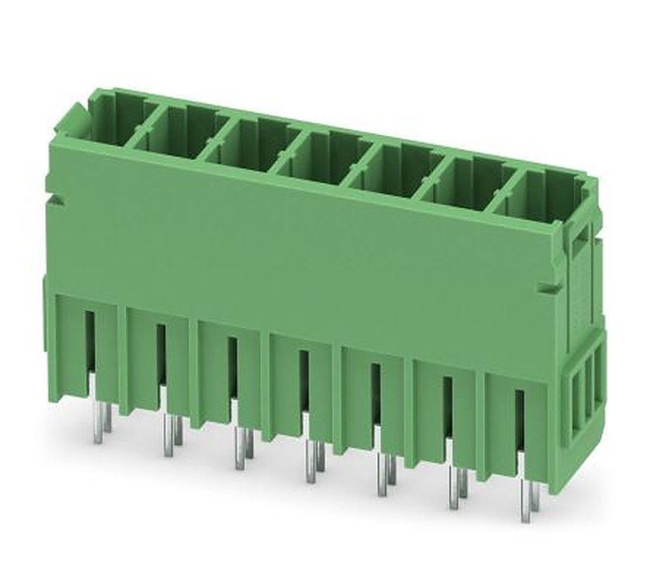 Phoenix Contact PCV 5/ 7-G-7.62 Series Pluggable Terminal Block, 7-Contact, 7.62 mm Pitch, 1 Row, 1720628