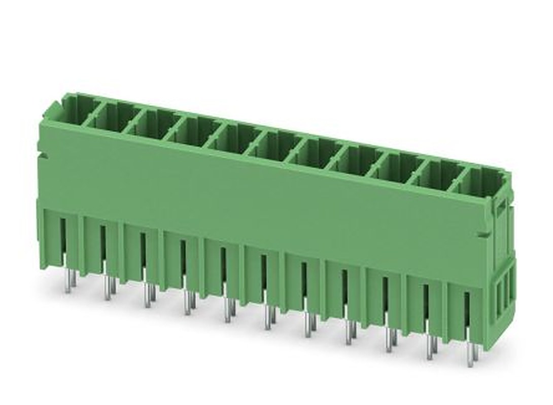 Phoenix Contact PCV 5/11-G-7.62 Series Pluggable Terminal Block, 11-Contact, 7.62 mm Pitch, 1 Row, 1720660