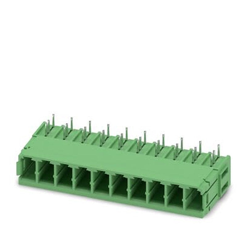 Phoenix Contact PC Series Straight Solder PCB Header, 10 Contact(s), 7.62 mm Pitch, 1 Row, Shrouded