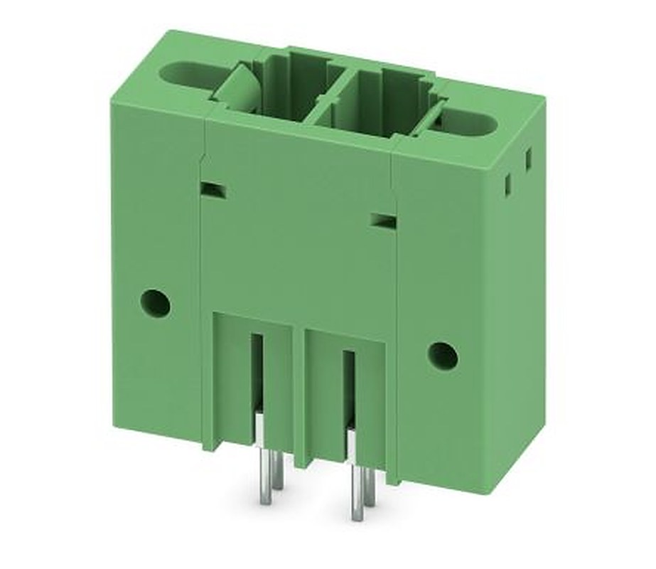 Phoenix Contact PCV 5/ 2-GF-7.62 Series Pluggable Terminal Block, 2-Contact, 7.62 mm Pitch, 1 Row, 1720903