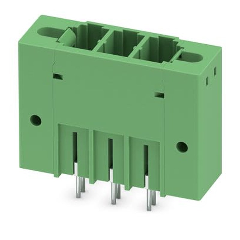 Phoenix Contact PCV 5/..-GF Series Solder PCB Header, 3 Contact(s), 7.62 mm Pitch, 1 Row, Shrouded