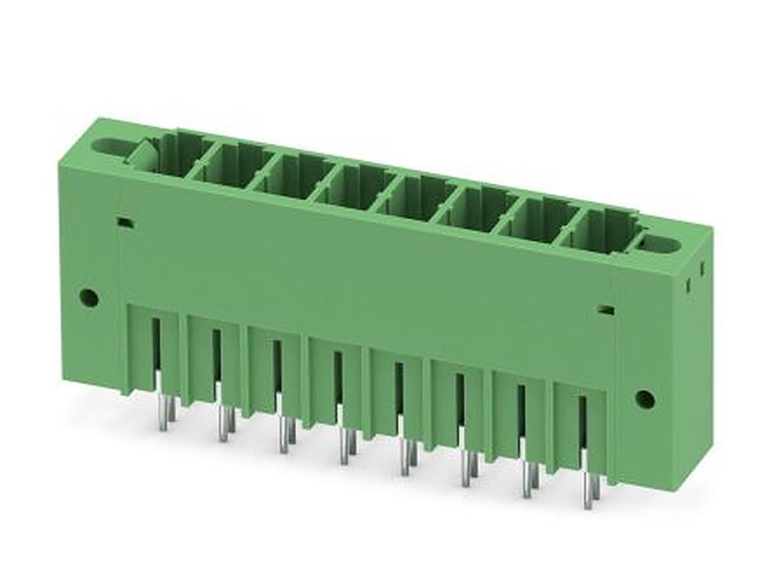 Phoenix Contact PCV 5/ 8-GF-7.62 Series Pluggable Terminal Block, 8-Contact, 7.62 mm Pitch, 1 Row, 1720961
