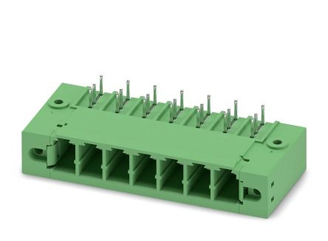 Phoenix Contact PC 5/ 7-GFU-7.62 Series Pluggable Terminal Block, 7-Contact, 7.62 mm Pitch, 1 Row, 1721067